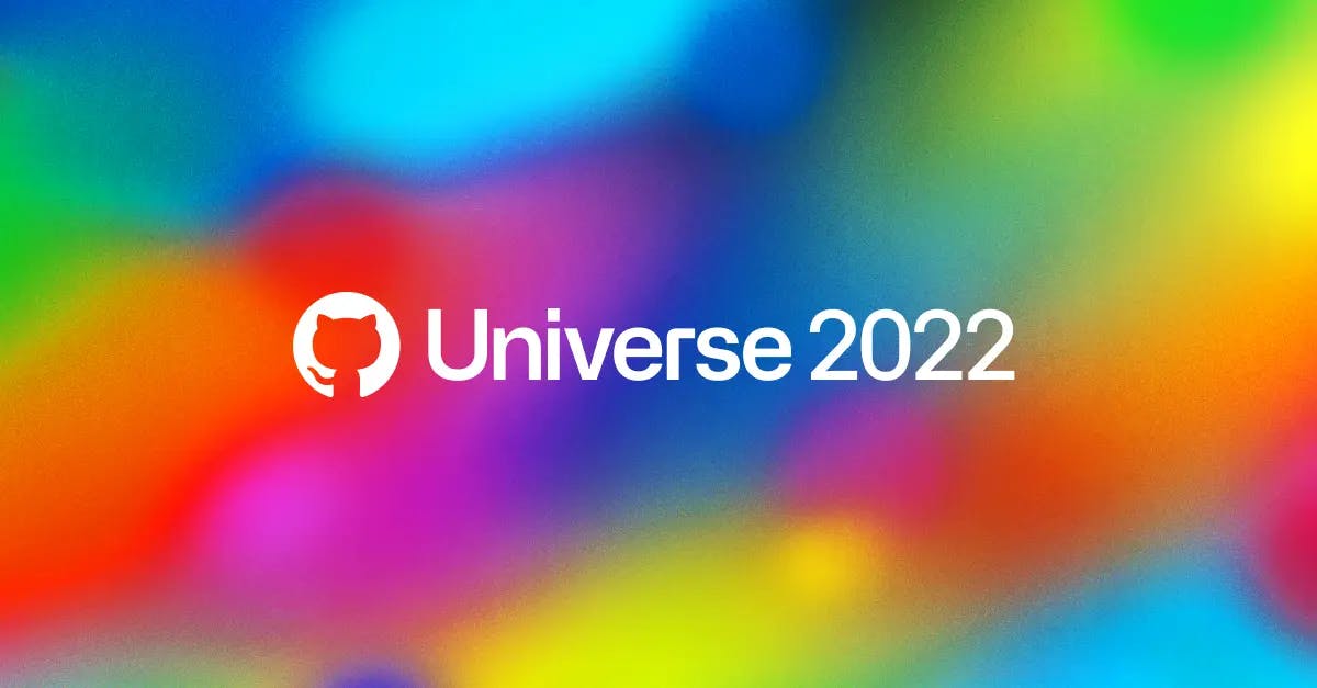 Présentation de GitHub Universe 2022